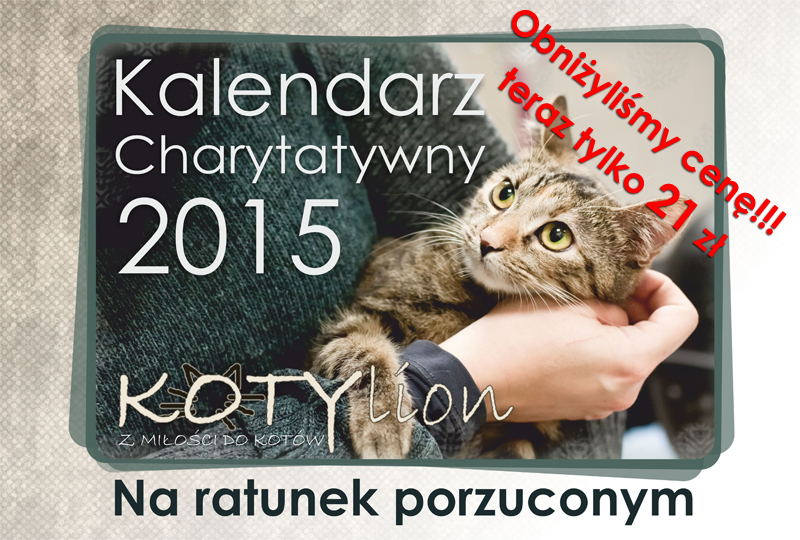 Charytatywny Kalendarz 2015 teraz tylko 16 zł!