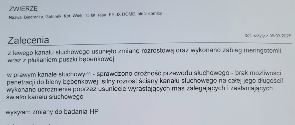Biedronka odeszła....